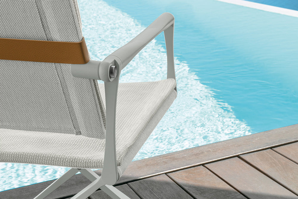 Riviera Folding Lounge Armchair Outdoor Chairs Talenti