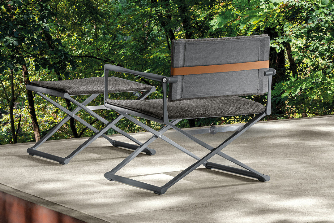 Riviera Folding Lounge Armchair Outdoor Chairs Talenti
