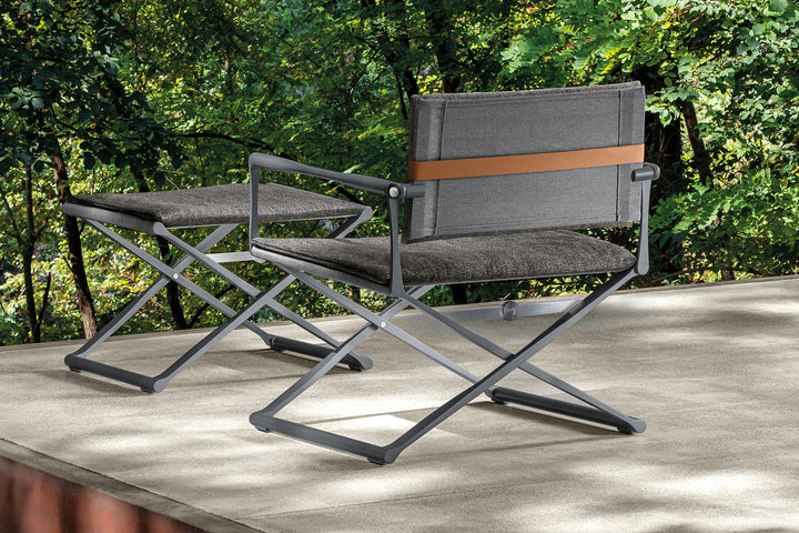 Riviera Folding Lounge Armchair Outdoor Chairs Talenti