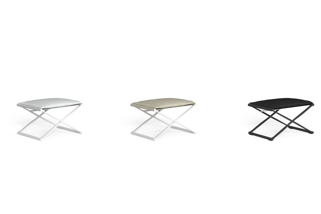 Riviera Footstool Outdoor Poufs + Stools Talenti