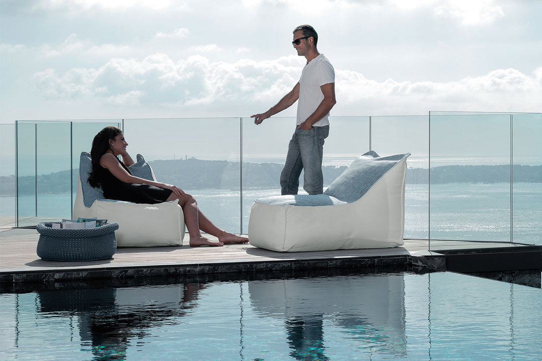 Sacco Bicolor Lounge Chair Outdoor Chairs Talenti