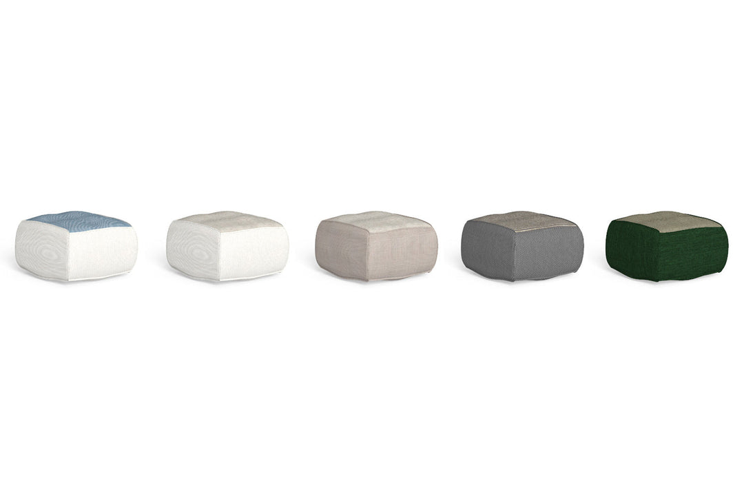 Sacco Bicolor Pouf Outdoor Poufs + Stools Talenti