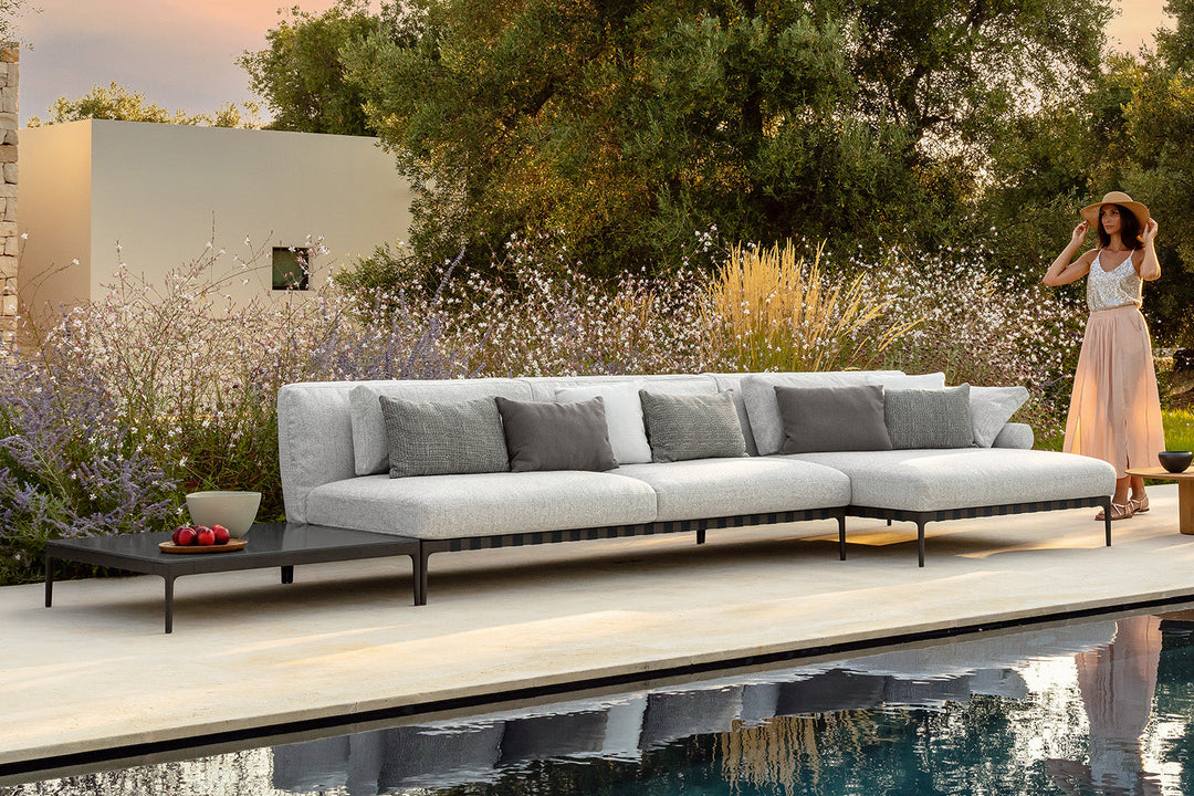 Salinas Sectional Sofa with Chaise Comp. B Outdoor Sectionals Talenti