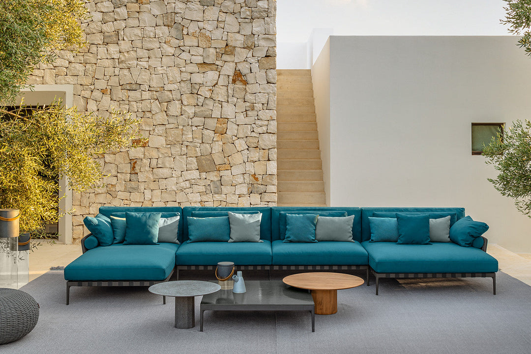 Salinas Sectional Sofa with Chaise Comp. C Outdoor Sectionals Talenti