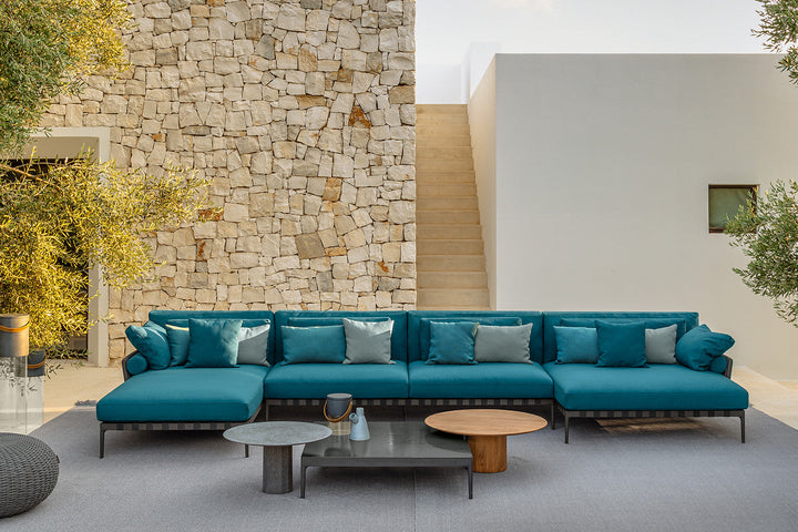 Salinas Sectional Sofa with Chaise Comp. C Outdoor Sectionals Talenti