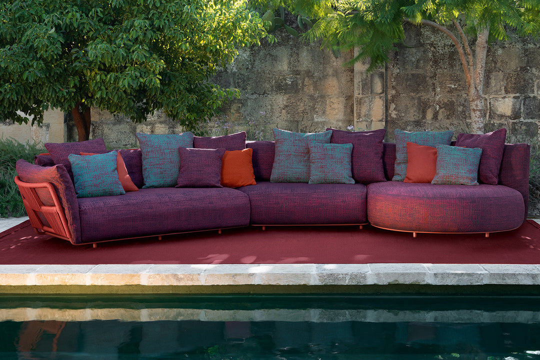 Scacco Angled Sectional Sofa Outdoor Sectionals Talenti