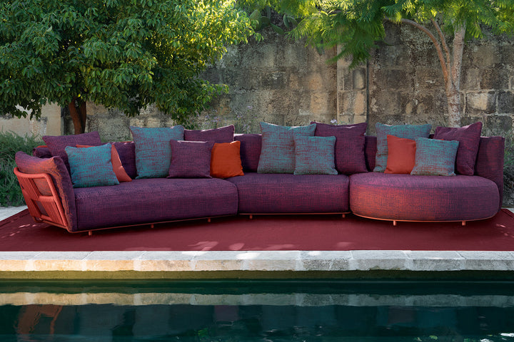 Scacco Angled Sectional Sofa Outdoor Sectionals Talenti