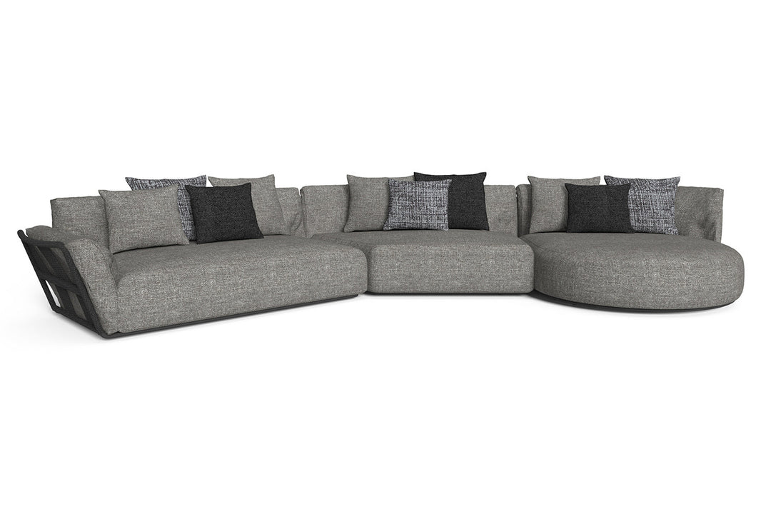 Scacco Angled Sectional Sofa Outdoor Sectionals Talenti