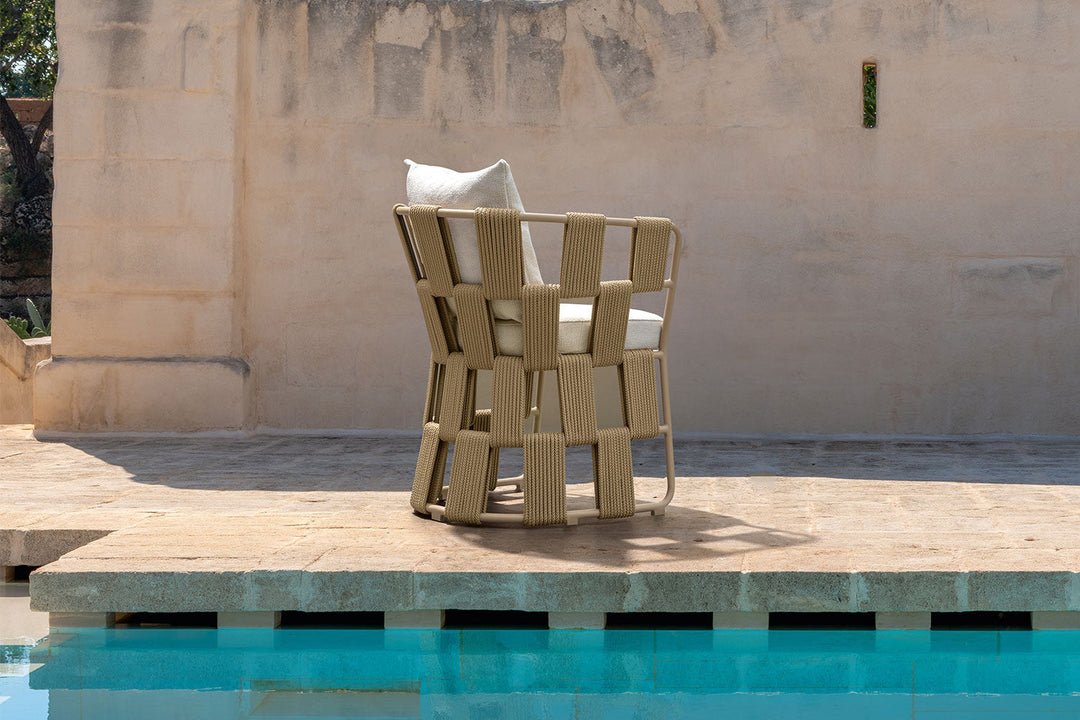 Scacco Dining Armchair Outdoor Dining Chairs Talenti