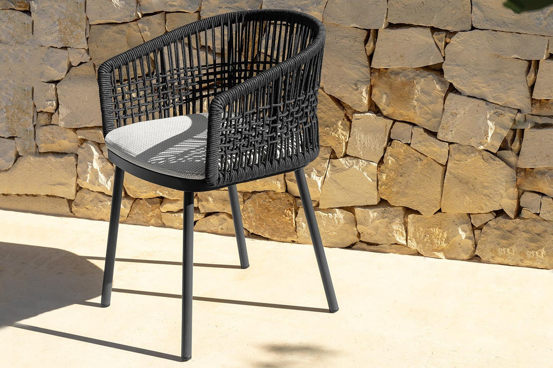 Slam Rope Dining Armchair Outdoor Dining Chairs Talenti