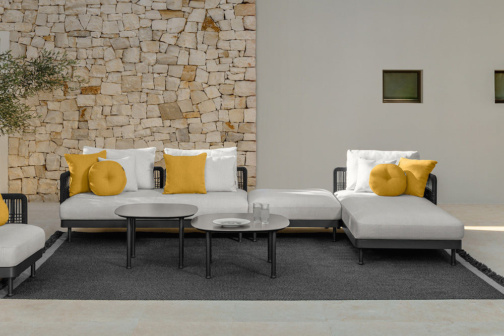 Slam Rope Sectional Sofa with Chaise Outdoor Sectionals Talenti
