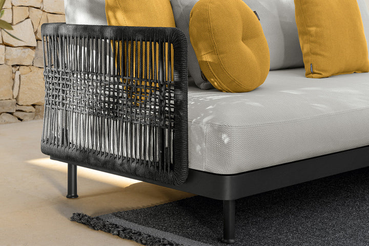 Slam Rope Sectional Sofa with Chaise Outdoor Sectionals Talenti