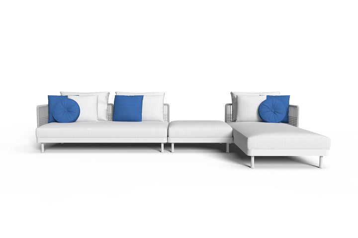 Slam Rope Sectional Sofa with Chaise Outdoor Sectionals Talenti