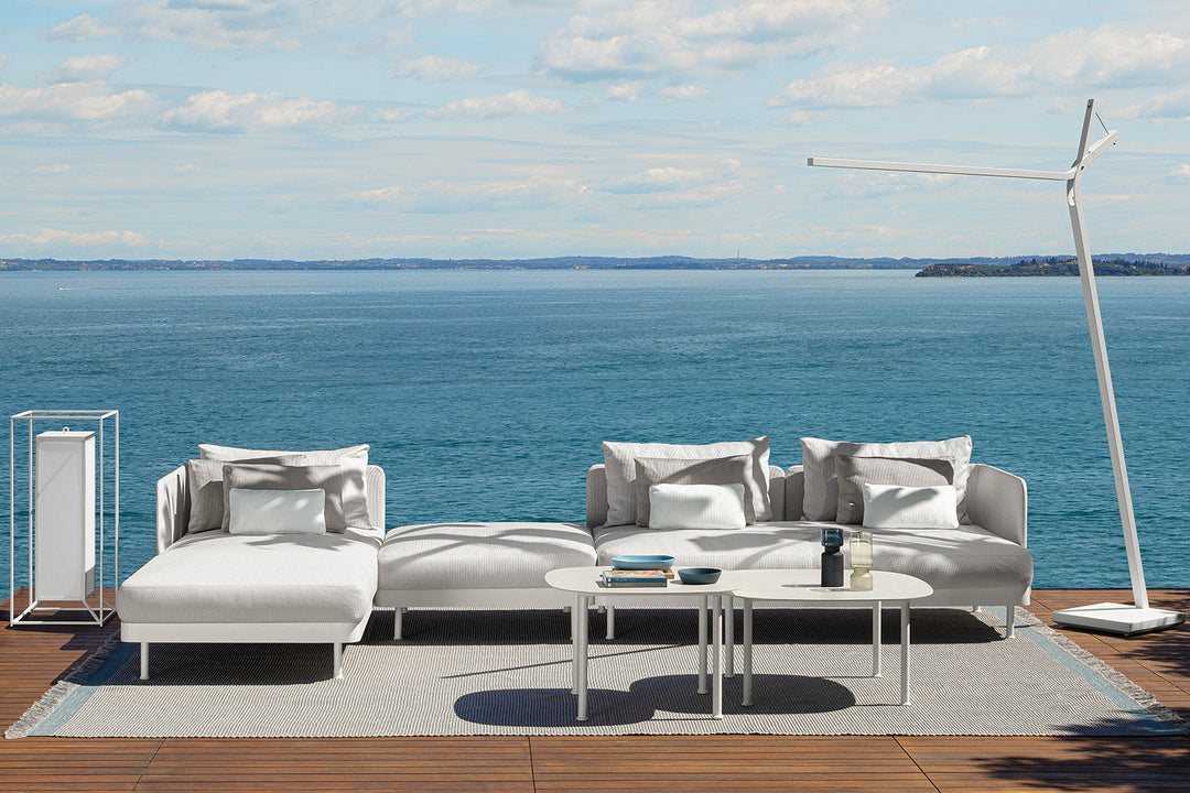 Slam Sectional Sofa with Chaise Comp. B Outdoor Sectionals Talenti