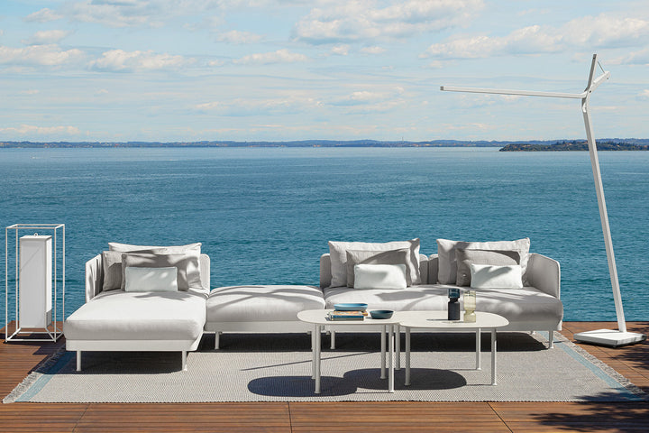 Slam Sectional Sofa with Chaise Comp. B Outdoor Sectionals Talenti