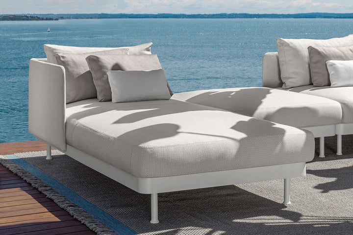 Slam Sectional Sofa with Chaise Comp. B Outdoor Sectionals Talenti