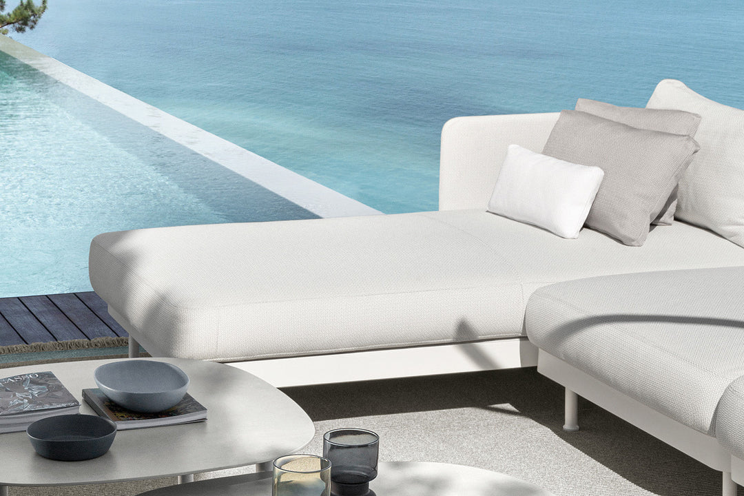 Slam Sectional Sofa with Chaise Comp. B Outdoor Sectionals Talenti
