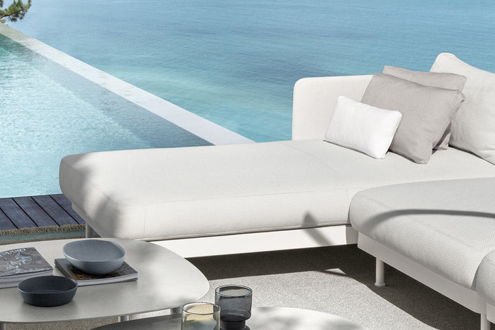 Slam Sectional Sofa with Chaise Comp. B Outdoor Sectionals Talenti