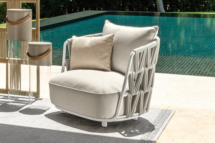 Swipe Lounge Armchair Outdoor Chairs Talenti