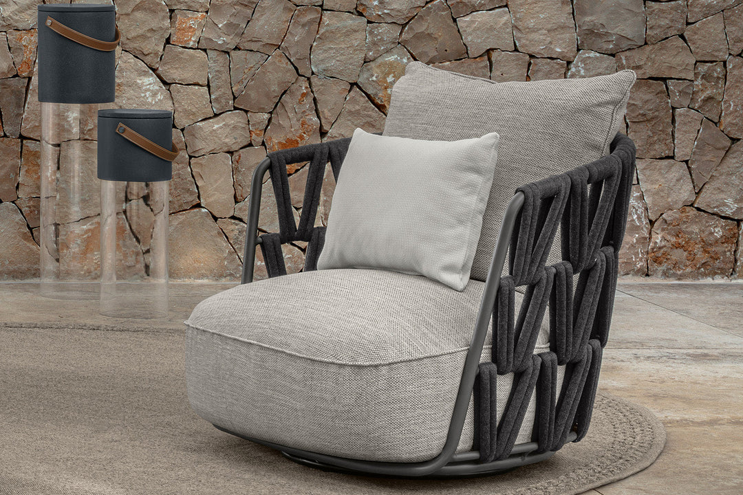 Swipe Lounge Armchair Outdoor Chairs Talenti