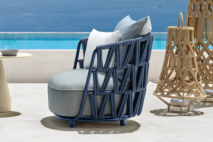 Swipe Lounge Armchair Outdoor Chairs Talenti