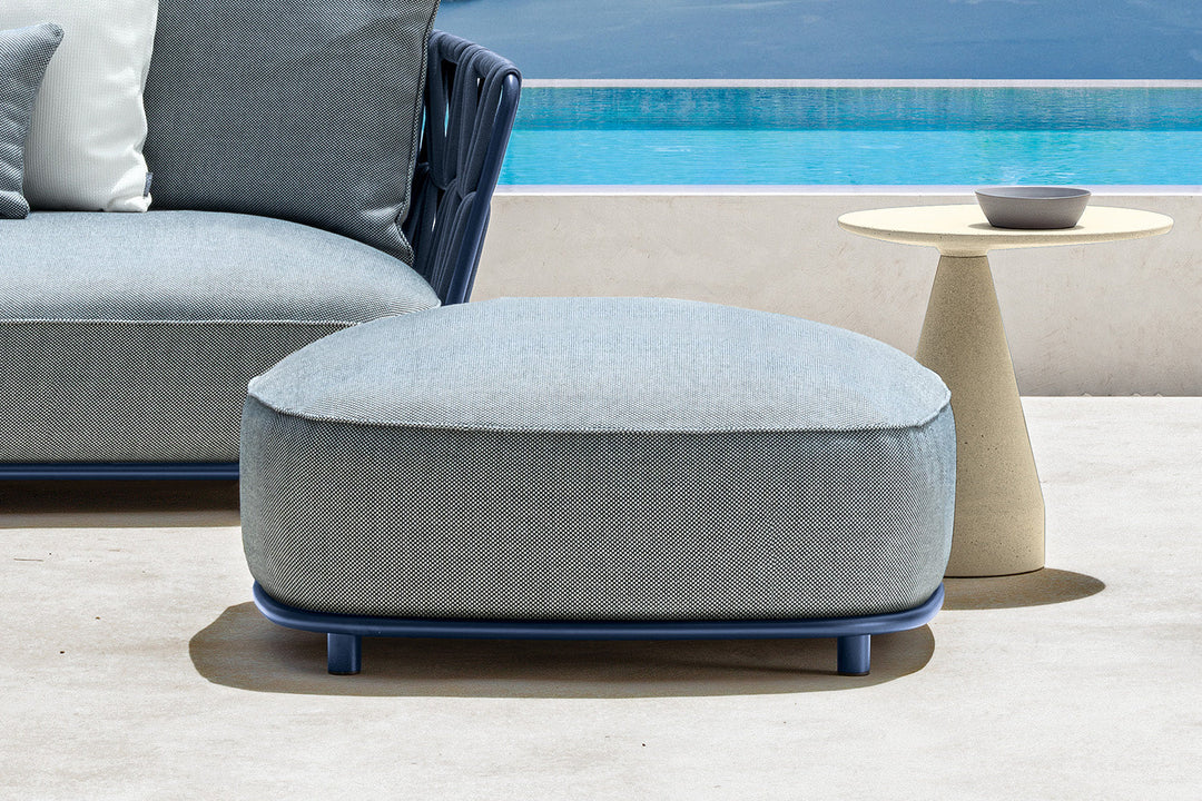 Swipe Pouf Outdoor Poufs + Stools Talenti