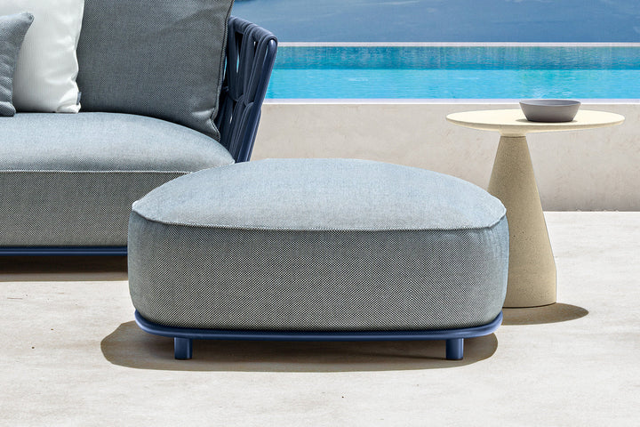Swipe Pouf Outdoor Poufs + Stools Talenti