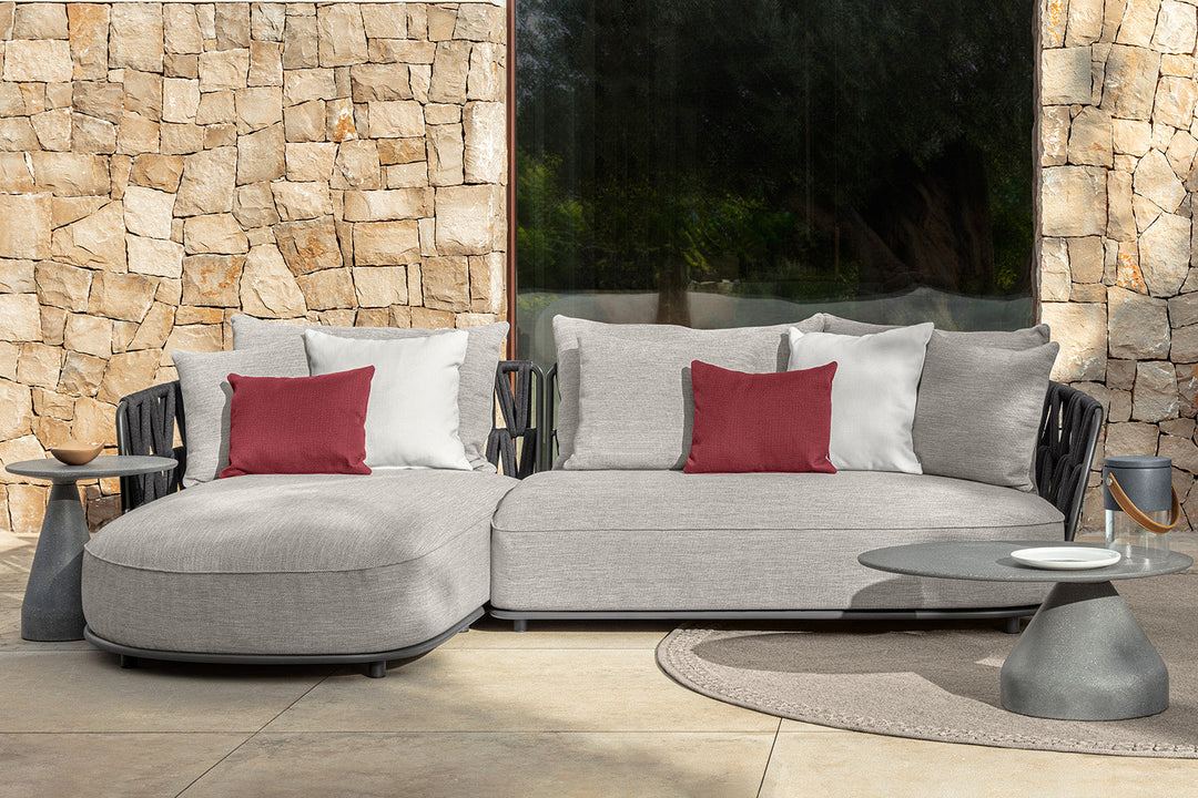 Swipe Sectional Sofa with Chaise Outdoor Sectionals Talenti