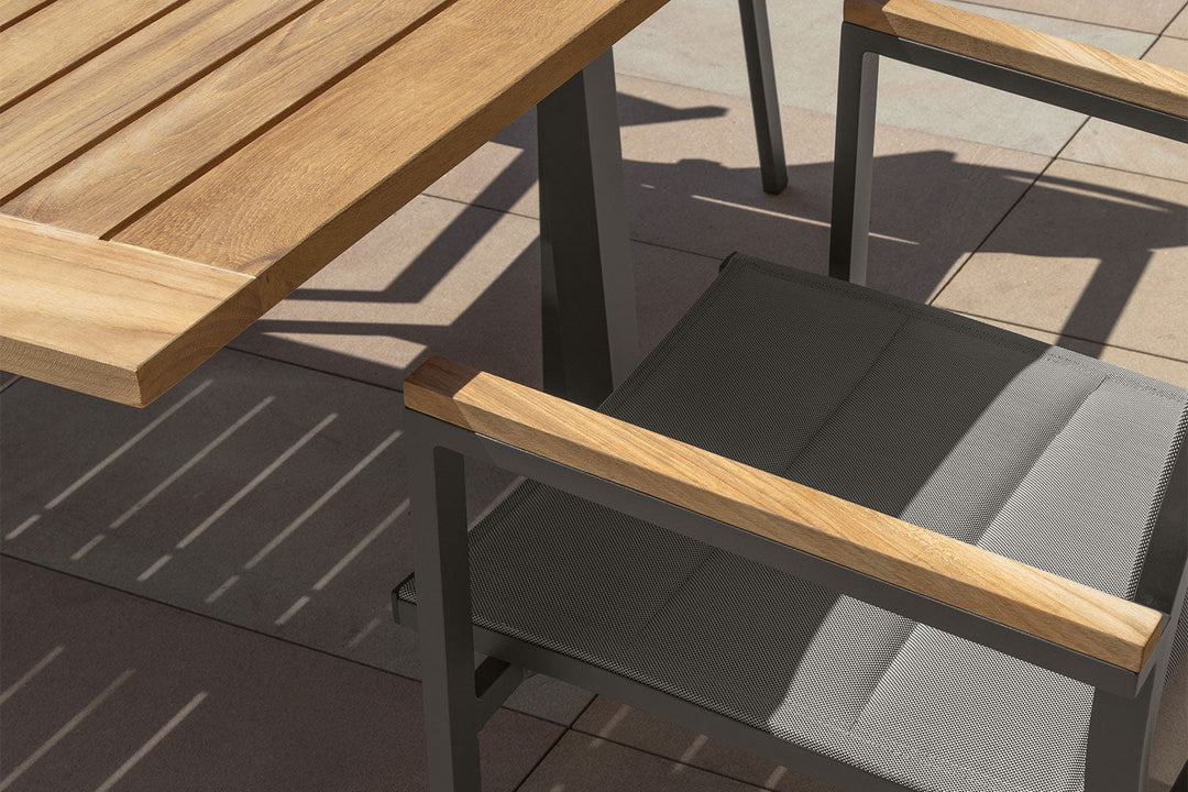 Timber Dining Armchair Outdoor Dining Chairs Talenti