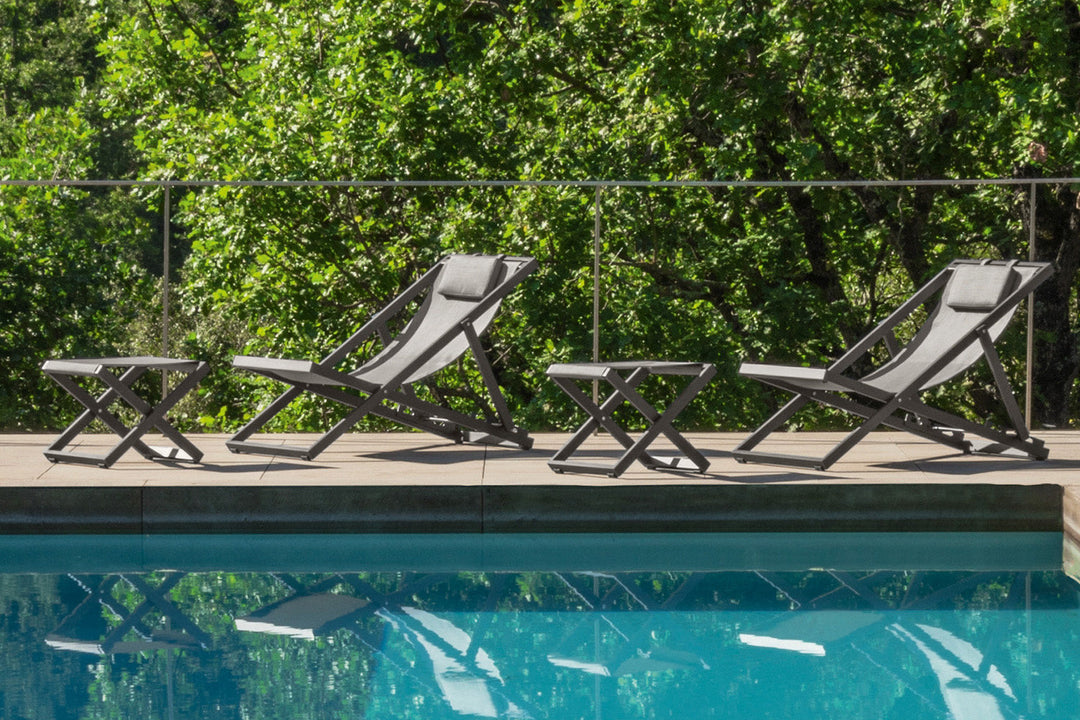 Touch Footstool Outdoor Poufs + Stools Talenti