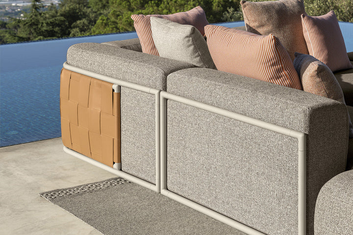 Tresse J-Shape Sectional Sofa Comp. A Outdoor Sectionals Talenti