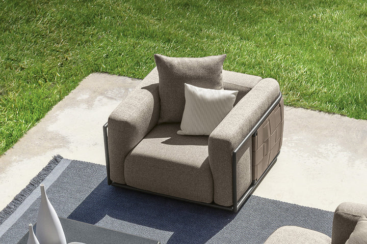 Tresse Lounge Armchair Outdoor Chairs Talenti