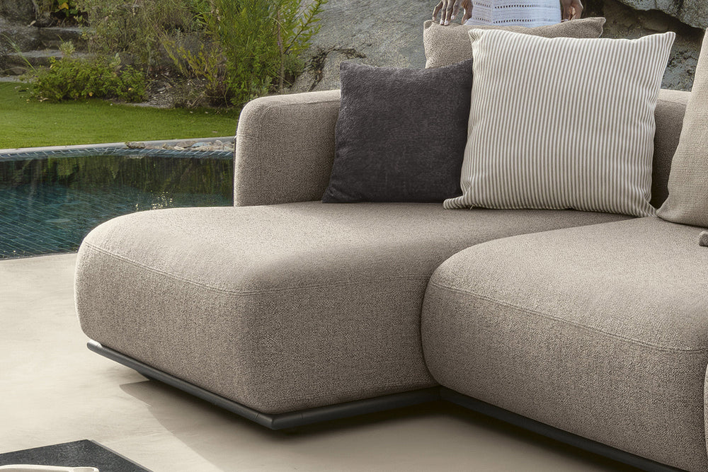 Tresse Sectional Sofa with Chaise Outdoor Sectionals Talenti