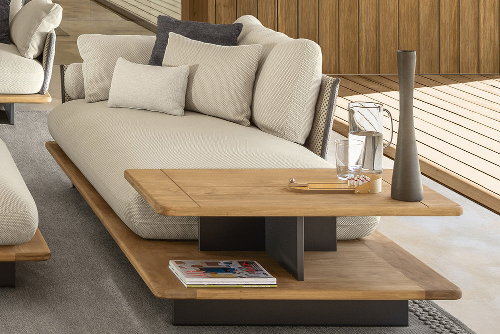 Venice Chaise Lounge with Table Outdoor Chaise Lounges Talenti