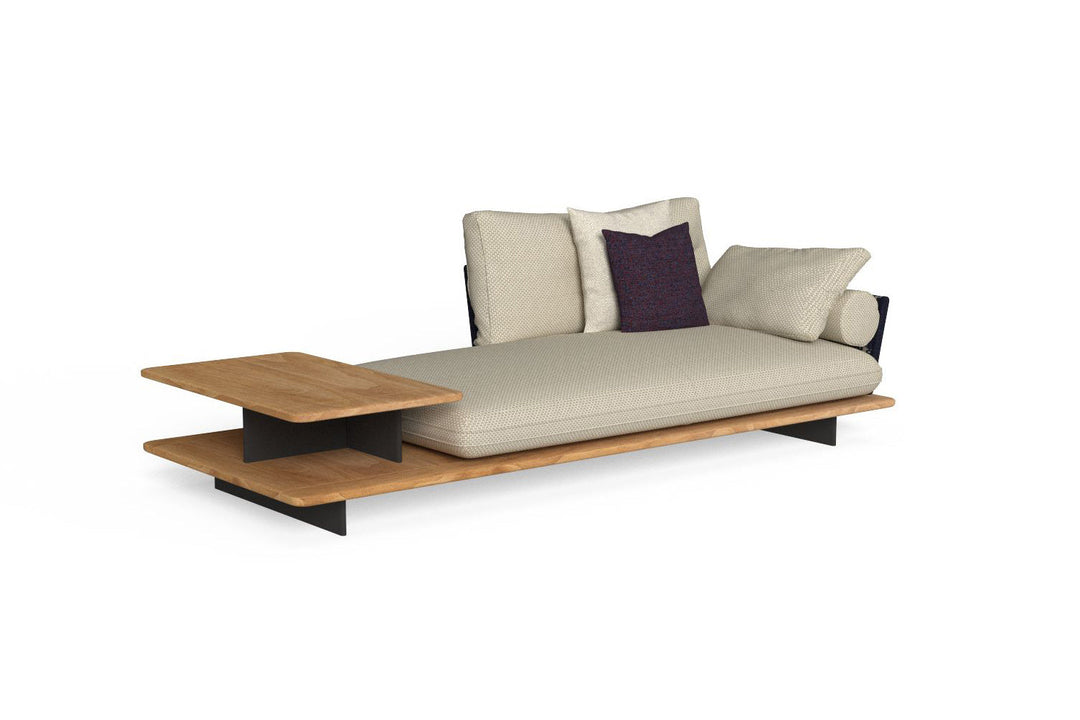 Venice Chaise Lounge with Table Outdoor Chaise Lounges Talenti
