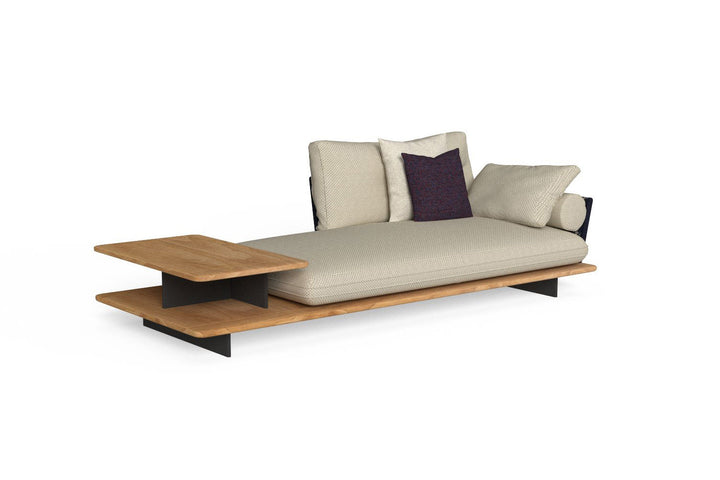 Venice Chaise Lounge with Table Outdoor Chaise Lounges Talenti