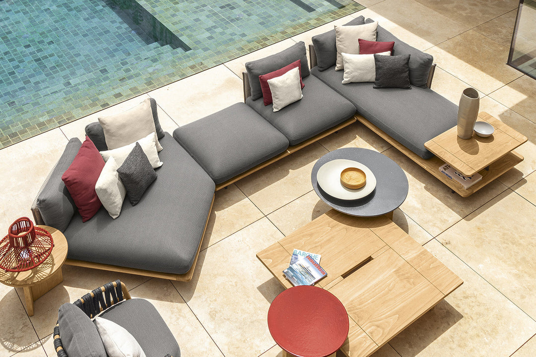 Venice Corner Sectional Sofa with Table Outdoor Sectionals Talenti