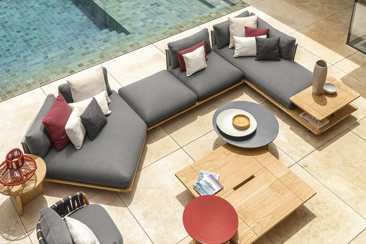 Venice Corner Sectional Sofa with Table Outdoor Sectionals Talenti