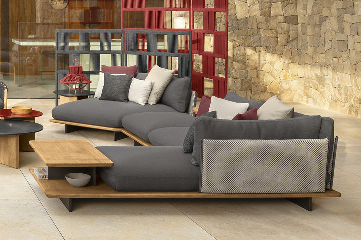 Venice Corner Sectional Sofa with Table Outdoor Sectionals Talenti