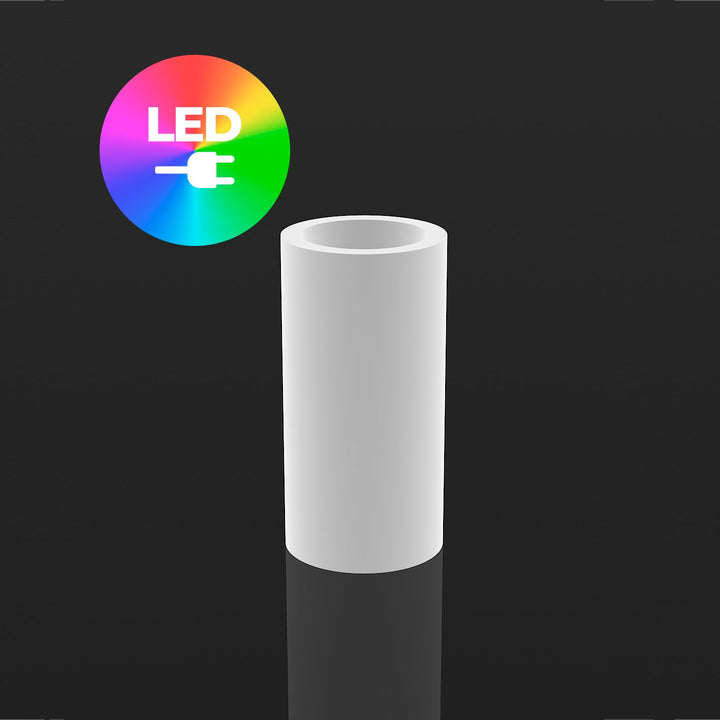 Illuminated Cylinder Planter Outdoor Vondom RGB LED Small-Tall 