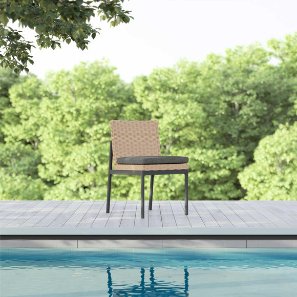 Terra Armless Dining Chair (Set of 2) Chairs Azzurro Living