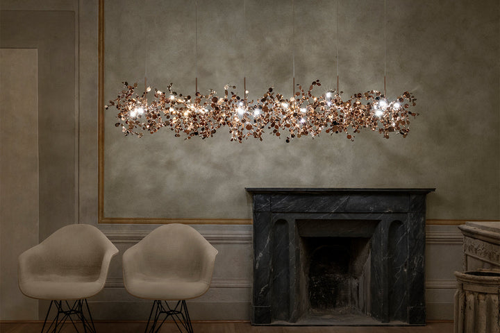 Argent Linear 6 Suspension Light Ceiling Lights Terzani