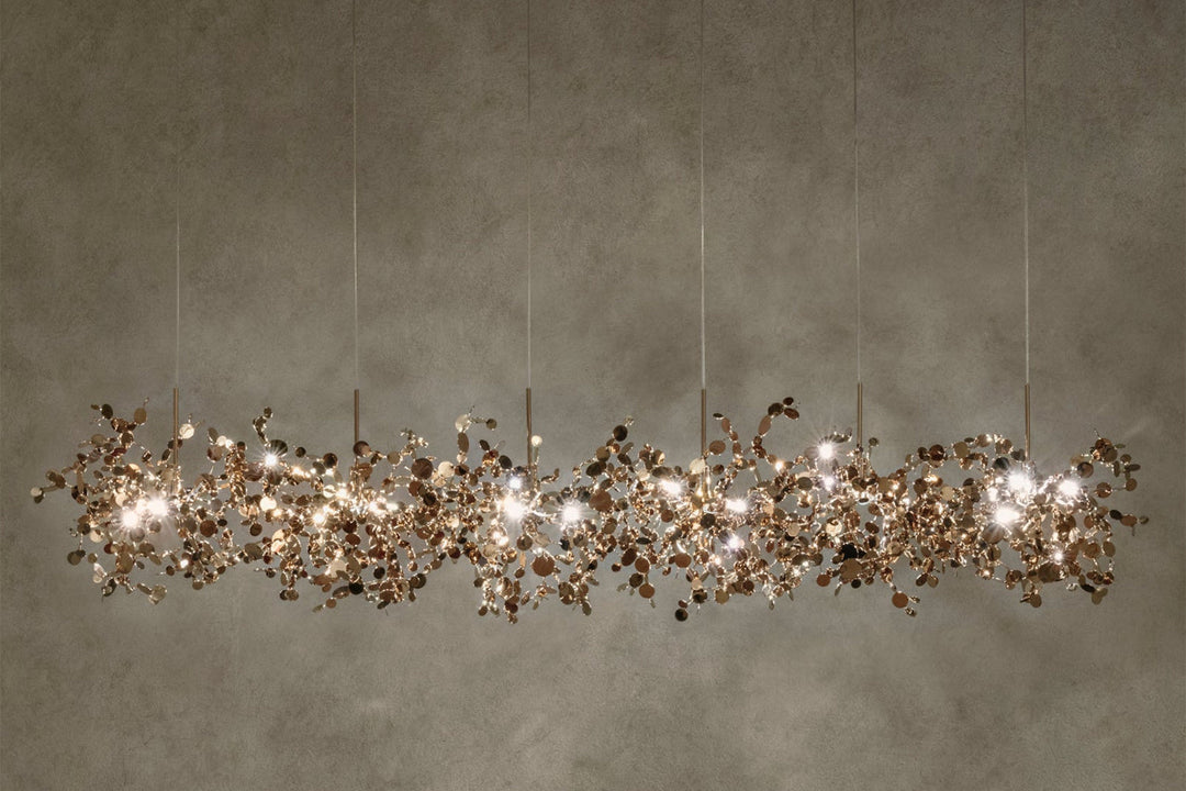 Argent Linear 6 Suspension Light Ceiling Lights Terzani