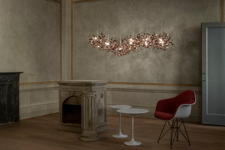 Argent Linear 6 Suspension Light Ceiling Lights Terzani
