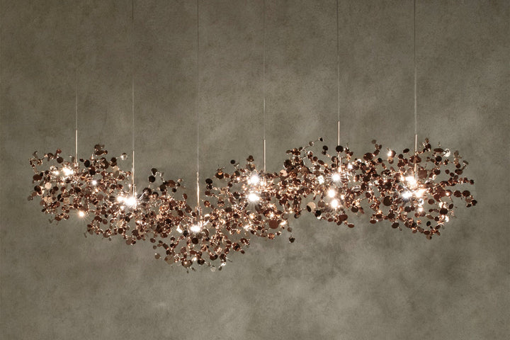 Argent Linear 6 Suspension Light Ceiling Lights Terzani