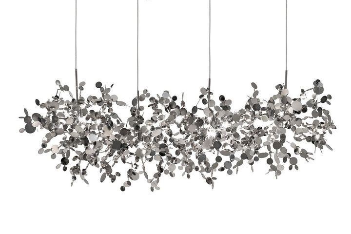 Argent Linear Suspension Ceiling Lights Terzani