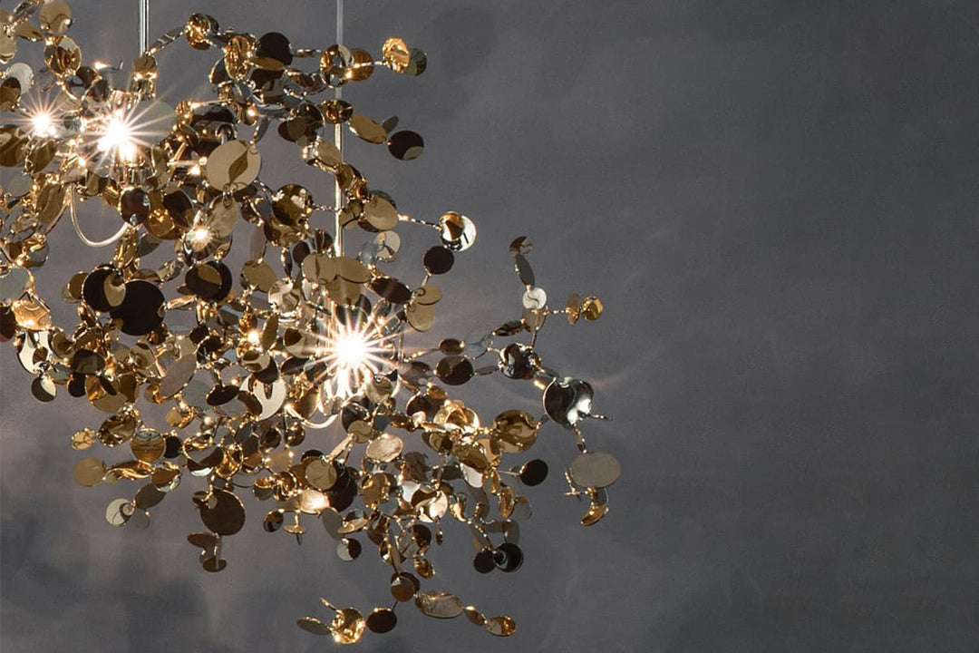 Argent Linear Suspension Ceiling Lights Terzani