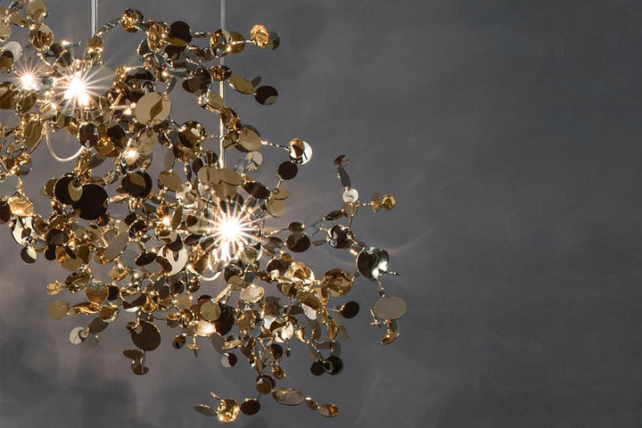 Argent Linear Suspension Ceiling Lights Terzani