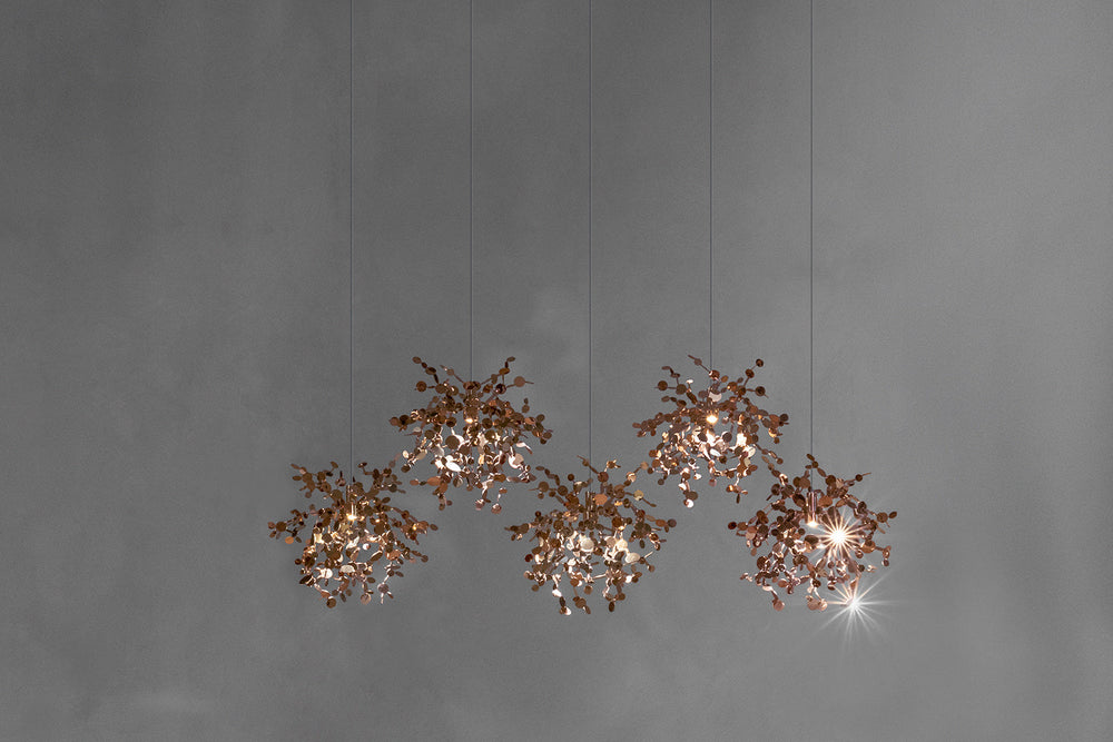 Argent Mon Bijou Linear Suspension Light Ceiling Lights Terzani