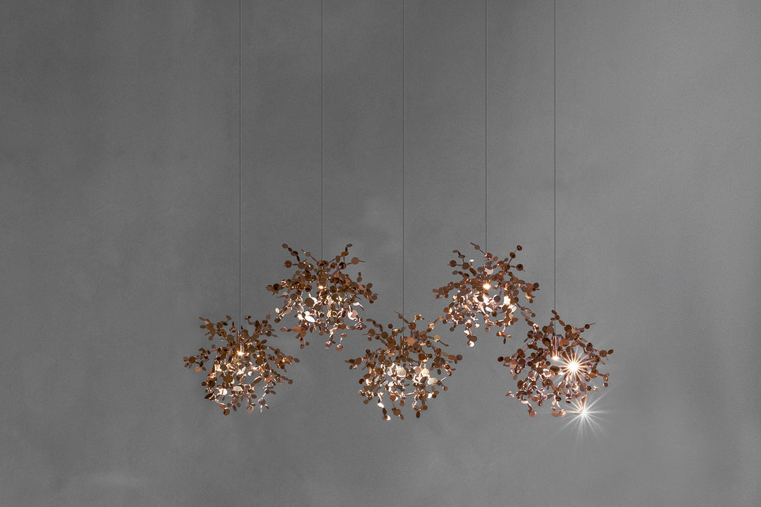 Argent Mon Bijou Linear Suspension Light Ceiling Lights Terzani
